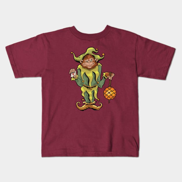 Tikilandia Playing Cards Joker Kids T-Shirt by zerostreet